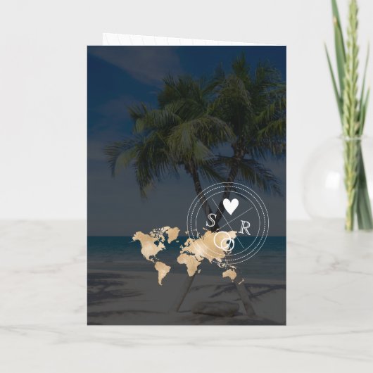 Beach Beach Wereldkaart Beach (Achterkant)