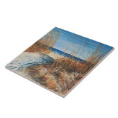 Beach Beauful Sand Dunes Painting Tegeltje (Zijkant)