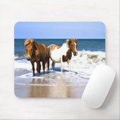 Beach Beauties Horses muispad Muismat (Met muis)