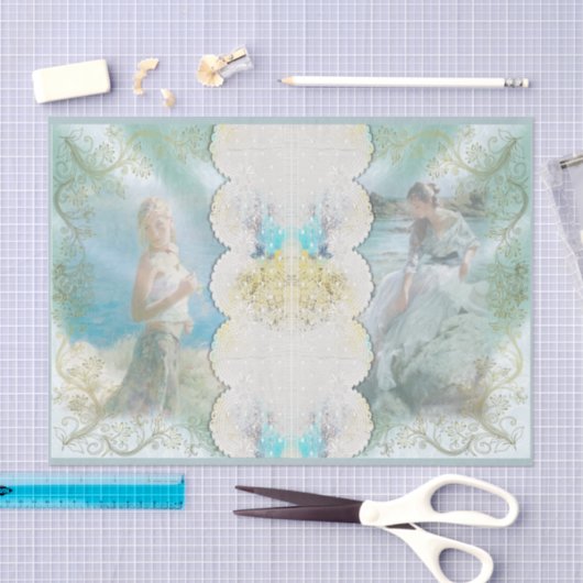 Beach Beauty Design Series 6 Tissuepapier (Craft)