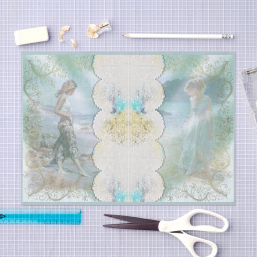 Beach Beauty Design Series 7 Tissuepapier (Craft)