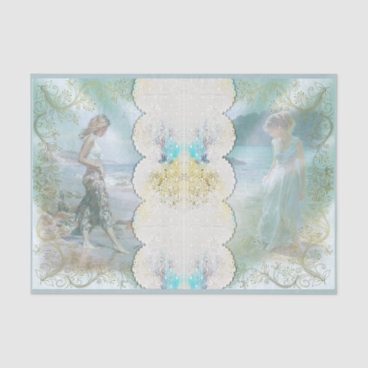 Beach Beauty Design Series 7 Tissuepapier (Voorkant)