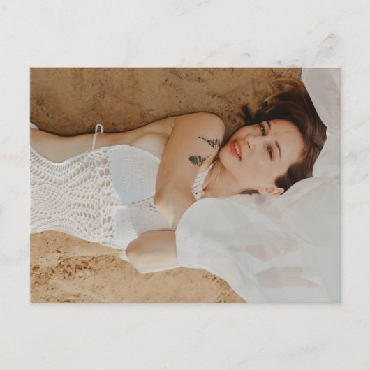 Beach Beauty Photo Briefkaart (Voorkant)