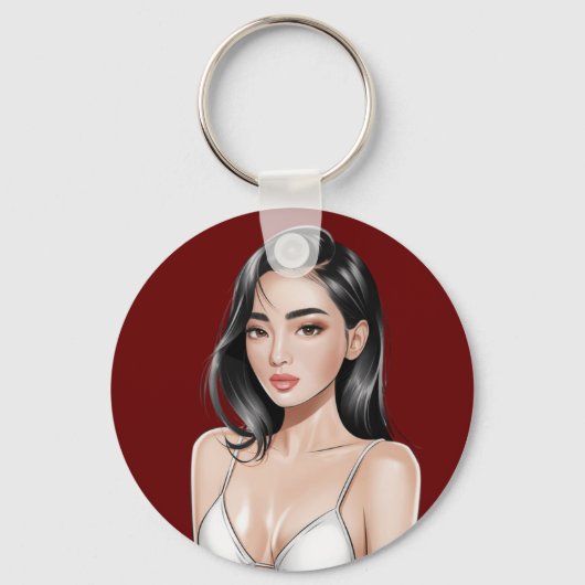 Beach Beauty Sleutelhanger (Voorkant)