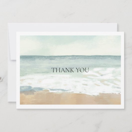 Beach Bedankkaart (Voorkant)