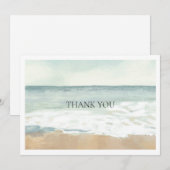 Beach Bedankkaart (Voorkant / Achterkant)