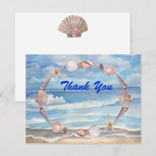 Beach Bedankt (Voorkant / Achterkant)