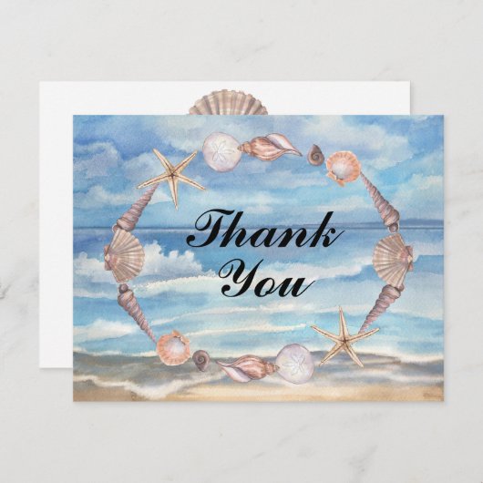 Beach Bedankt (Voorkant / Achterkant)