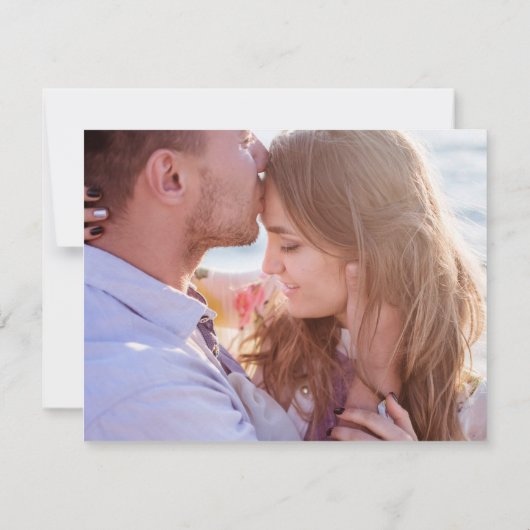 Beach Bedankt voor je opmerking | Fotobruiloft (Achterkant)