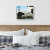 Beach Beren Canvas Afdruk (Insitu (Slaapkamer))