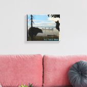 Beach Beren Canvas Afdruk (Insitu (Woonkamer))