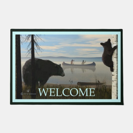 Beach Beren - Welkom Deurmat (Voorkant)