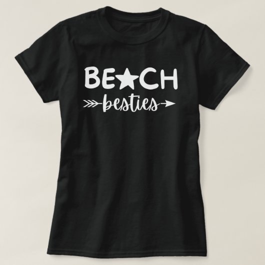 Beach Besties Shirt, Meisjes Strandreis Geschenken T-shirt (Design voorkant)