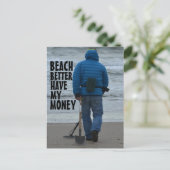BEACH BETER HEB MIJN BRIEFKAART VAN GELDEENFONDSEN (Staand voorkant)