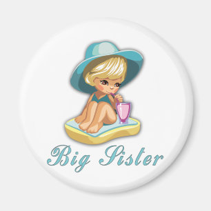 Beach Big Sister Magneet