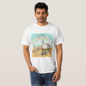 Beach Bike Lighthouse T-shirt (Voorkant volledig)
