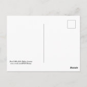 Beach Bike Ride voor zonsopgang Briefkaart (Achterkant)