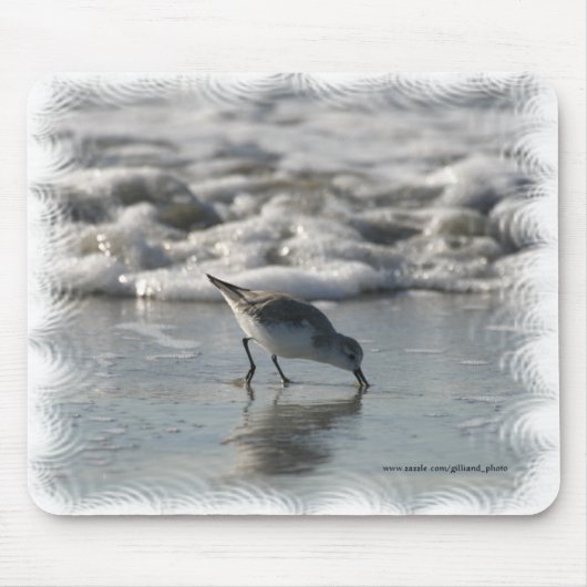 Beach Bird Mousepad Muismat (Voorkant)