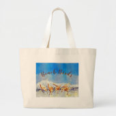 Beach Birds Canvas tas (Voorkant)