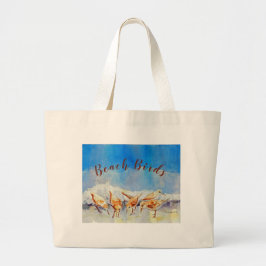 Beach Birds Canvas tas
