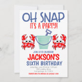 Beach Birthday Party Invitation Kaart (Voorkant)