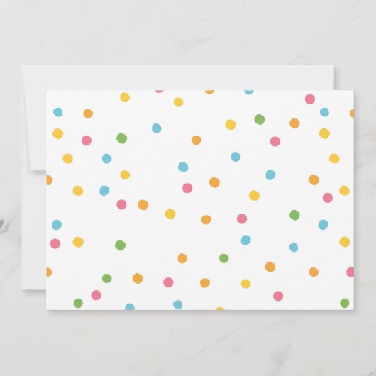 Beach Birthday Party Invitation Kaart (Achterkant)