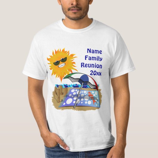 Beach Blanket Family Reunion T-shirt (Voorkant)