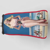 Beach Blanket Pin-up Golfheadcover (Voorkant)