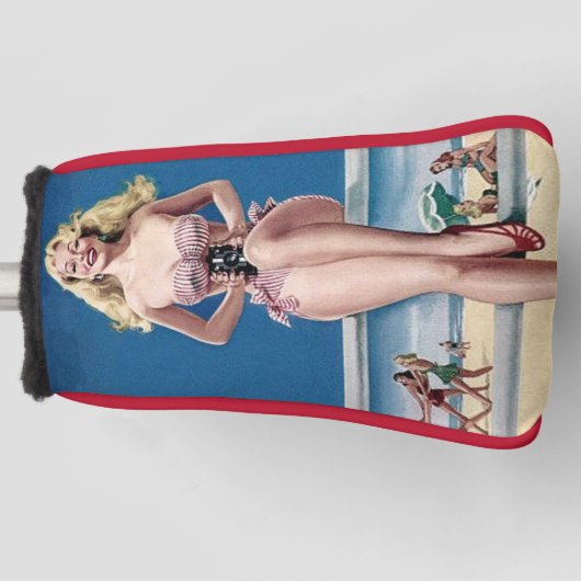 Beach Blanket Pin-up Golfheadcover (Voorkant)