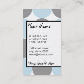 Beach Blanket Visitekaartje (Achterkant)