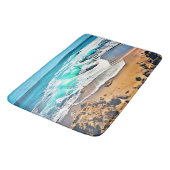 Beach Bliss: Ocean Uitzicht Badmat (Gekanteld)