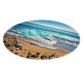 Beach Bliss: Ocean Uitzicht Snijplank (Hoek)