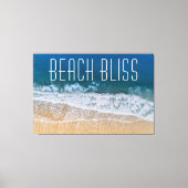 Beach Bliss Palm Coast Tropical Dream Canvas Afdruk (Voorkant)