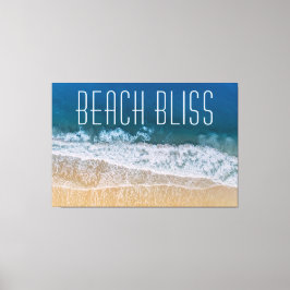 Beach Bliss Palm Coast Tropical Dream Canvas Afdruk