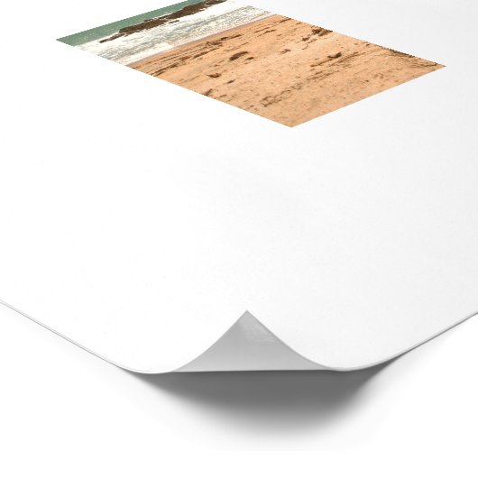 Beach Bliss - Pohutukawa Tree Poster (Hoek)