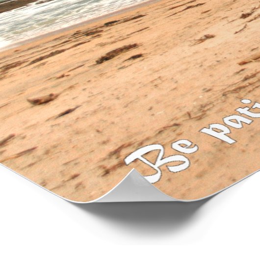 Beach Bliss - Pohutukawa Tree - Wees geduldig Poster (Hoek)