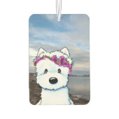 Beach Blossom Westie Luchtverfrisser (Achterkant)