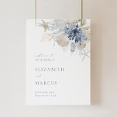 Beach Blue Acrylic Wedding Welcome Sign Acryl Bord