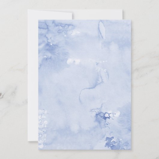 Beach Blue Crab Doodle Lijst Kaart (Achterkant)