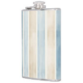 Beach Blue Cream Stripes Heupfles (Links)