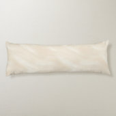 Beach Blue Cream Stripes Lichaamskussen (Achterkant)