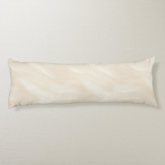 Beach Blue Cream Stripes Lichaamskussen (Achterkant)