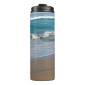 Beach Blue Ocean Waves Thermosbeker (Voorkant)