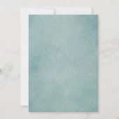 Beach Blue Ocean Waves Weddenschap Kaart (Achterkant)