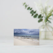 Beach Blue Sky Visitekaartje (Staand voorkant)