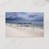 Beach Blue Sky Visitekaartje (Voorkant)