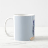 Beach Blue Surf Board Koffiemok (Links)