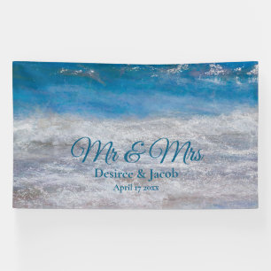 Beach Blue Tropical Ocean Wedding Spandoek