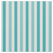 Beach Blue Turquoise Stripes Stof (Close Up)