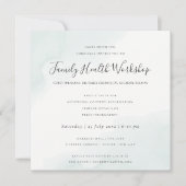 BEACH BLUE WATERVERF BRUSH STROKE WORKSHOP EVAL KAART (Voorkant)